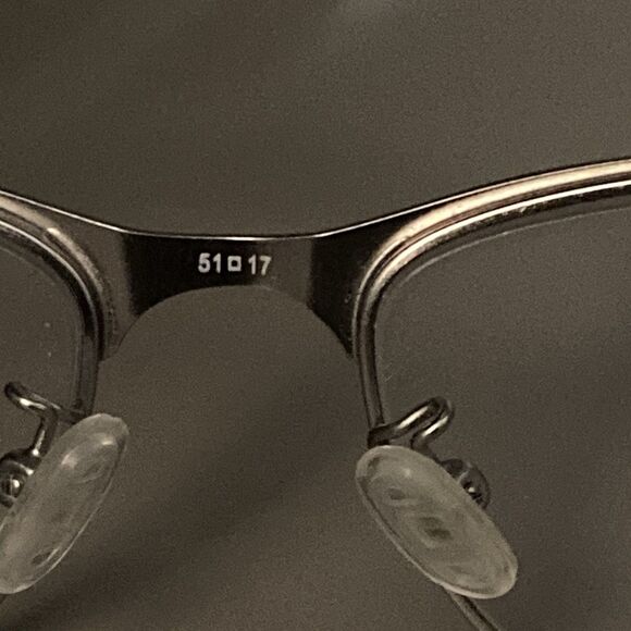 Coach Eyeglasses Frames HC5067 9233 Satin Black Silver/Crystal Cat Eye 51-17-135 - Picture 11 of 16
